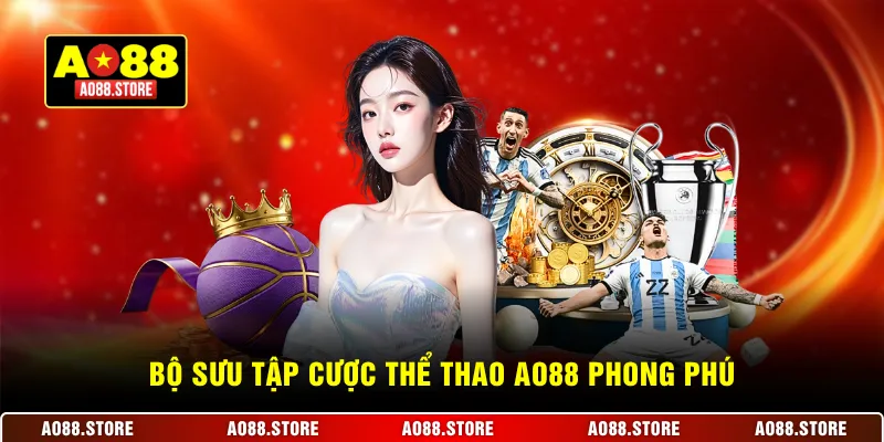Bộ sưu tập cược thể thao AO88 phong phú cuốn hút.