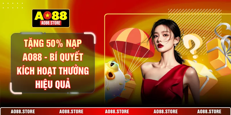 Tặng 50% nạp